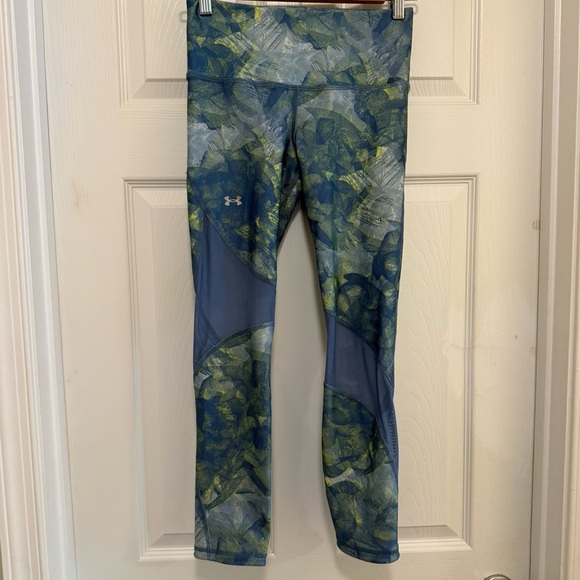 NWOT Under Armour HeatGear All Over Print Ankle Leggings - Picture 3 of 6